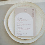 CELESTE Boho Moon & Stars Terracotta Arch Menu<br><div class="desc">Deze menkkaart is voorzien van een boho arch met terracotta tones en de maan- en steraccenten gekoppeld aan een moderne,  simplistische lettertypecombinatie. Het is het perfecte tabelmenu voor je bohemische woestijn of rustige aardtoon.</div>