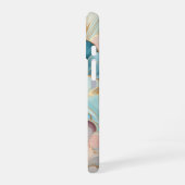 Celeste Deco Luxe Art Deco Turkoois Goud iPhone 16 Hoesje (Linkerkant)