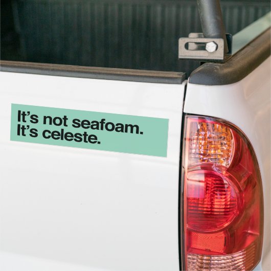 Celeste Green Bumpersticker (Op Truck)