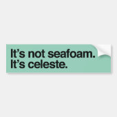 Celeste Green Bumpersticker (Voorkant)