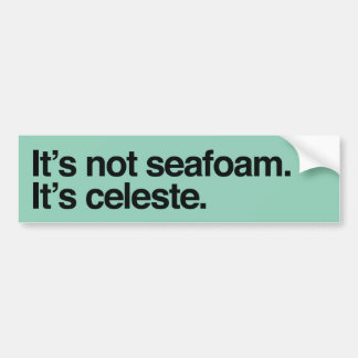 Celeste Green Bumpersticker