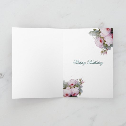 CÉLESTE Happy Birthday Kaart (Binnen)