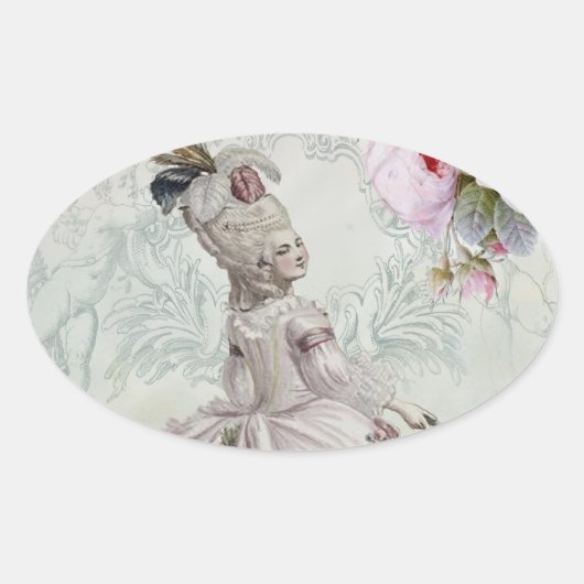 CÉLESTE OVALE STICKER (Voorkant)