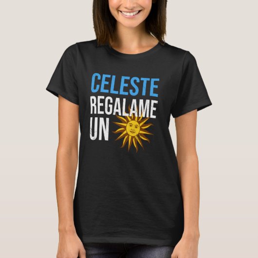 celeste regalame in sol Uruguay T-shirt (Voorkant)