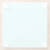 Celeste Square Glass Onderzetter (Achterkant)