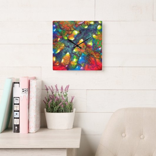 CELESTE VAN Christèle Chabrette Vierkante Klok (Leeskamer)