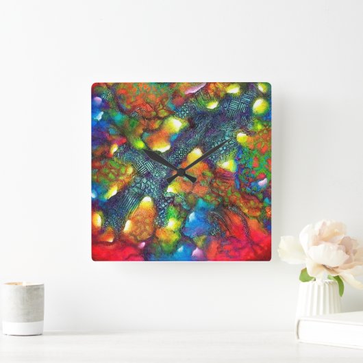 CELESTE VAN Christèle Chabrette Vierkante Klok (Huis)