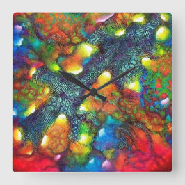 CELESTE VAN Christèle Chabrette Vierkante Klok