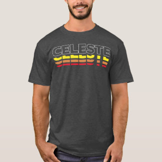 Celeste Voornaam Grappige Vintage Zonsondergang Ce T-shirt