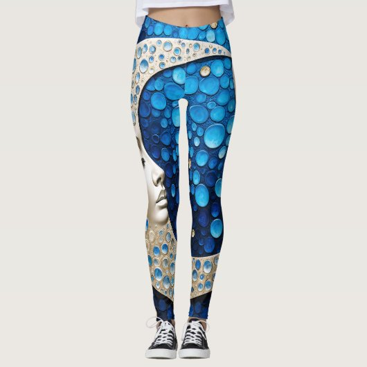 Celeste: Vrouw in de maan Leggings (Voorkant)