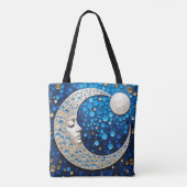 Celeste: Vrouw in de maan Tote Bag (Achterkant)