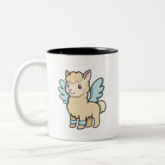 Celestella de herder van de dageraad tweekleurige koffiemok (Links)