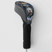 Celestia – Bewaker van de Eindeloze Hemel. Golfheadcover (Schuin)