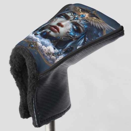 Celestia – Bewaker van de Eindeloze Hemel. Golfheadcover (3/4 voorkant)