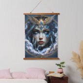 Celestia – Bewaker van de Eindeloze Hemel. Hangend Wandkleed (Slaapkamer)