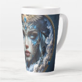 Celestia – Bewaker van de Eindeloze Hemel. Latte Mok (Rechterhoek)