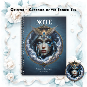 Celestia – Bewaker van de Eindeloze Hemel.  Notitieboek