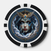 Celestia – Bewaker van de Eindeloze Hemel.  Poker Chips (Voorkant)