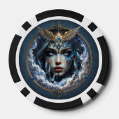 Celestia – Bewaker van de Eindeloze Hemel.  Poker Chips (Achterkant)