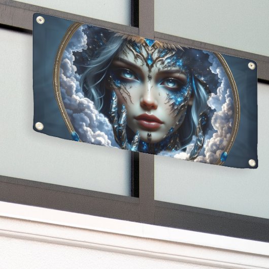 Celestia – Bewaker van de Eindeloze Hemel. Spandoek (Buitenkant Gebouw)
