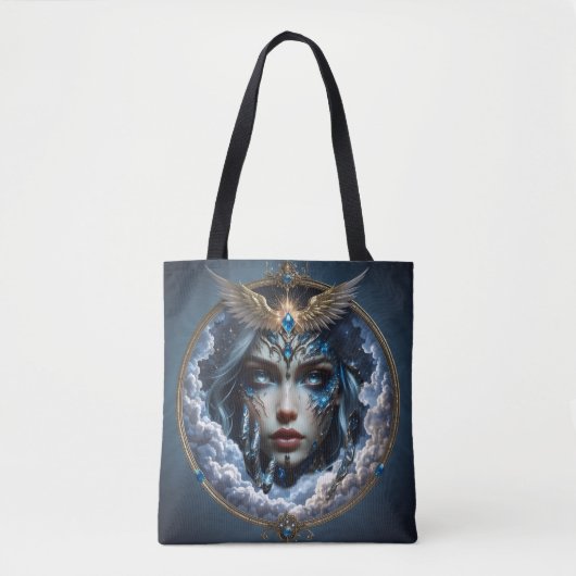 Celestia – Bewaker van de Eindeloze Hemel. Tote Bag (Voorkant)