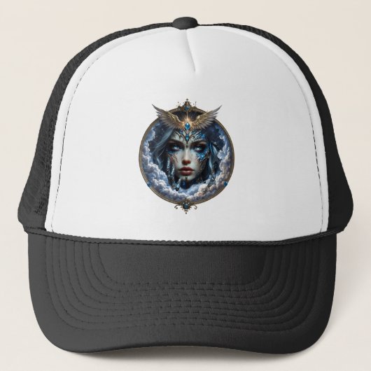 Celestia – Bewaker van de Eindeloze Hemel.  Trucker Pet (Voorkant)