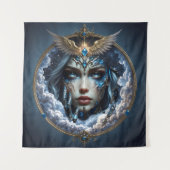 Celestia – Bewaker van de Eindeloze Hemel.  Wandkleed (Voorkant)