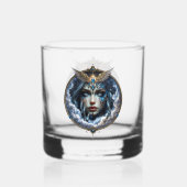 Celestia – Bewaker van de Eindeloze Hemel.  Whisky Glas (Achterkant)