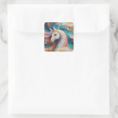 Celestia Paard Impressionisme Sticker (Tas)