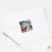 Celestia Paard Impressionisme Sticker (Envelop)