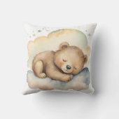 Celestiaal Beer Genderneutraal Kussen (Achterkant)