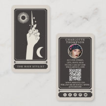 Celestiaal Tarot Kapsalon Aangepaste Foto Boho