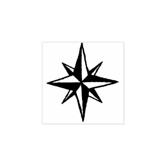 Celestial 8 Branch Star Journaling Scrapbooking Rubberstempel (Afrduk)