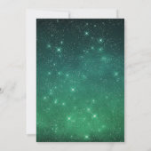 Celestial A Love Geschreven in Stars Wedding Kaart (Achterkant)