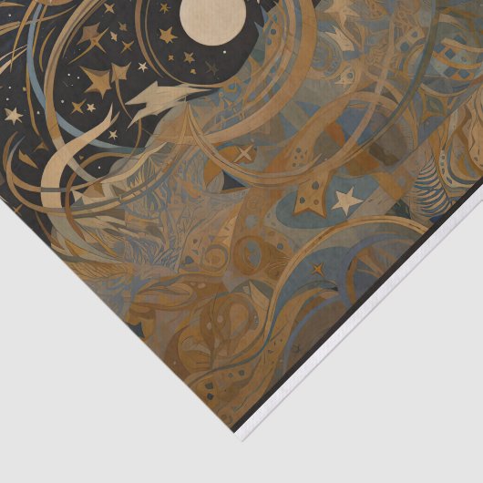 Celestial Abstract Geometrisch Schilderen Decoupag Tissuepapier (Detail)