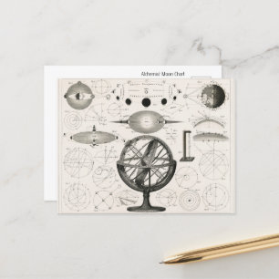 Celestial Alchemist Moon Briefkaart