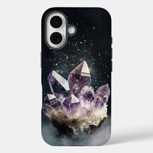 Celestial Amethyst Crystal Phone Case (Achterkant)