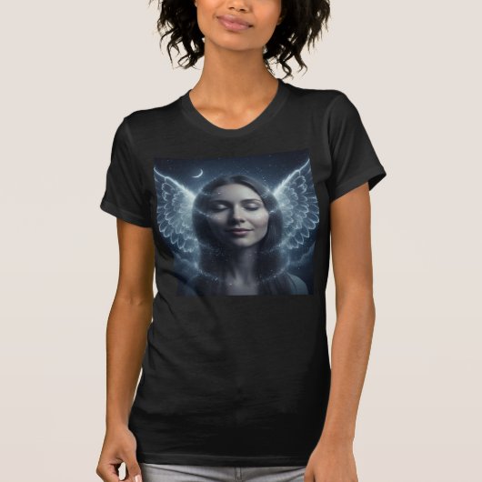 Celestial Angel Awakening – Divine Feminine Light T-shirt (Voorkant)