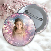 Celestial Angel Memorial Button 2-inch eerbetoon