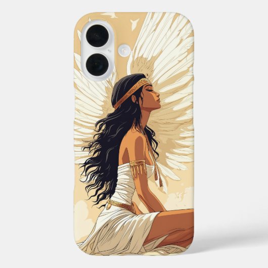 Celestial Angel Prayer Telefoonhoesje Case-Mate iPhone Case (Achterkant)