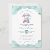 Celestial Aquarius Astrologie Teken Baby shower Kaart (Voorkant)