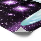 Celestial Aquarius – Astrology Art Poster (Hoek)