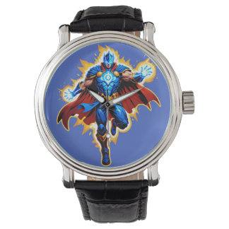 Celestial Arc Knight – Blue Energy Ascension Horloge