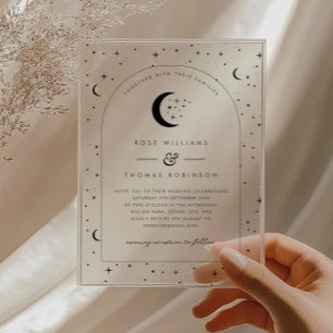 Celestial Arched Wedding Uitnodiging