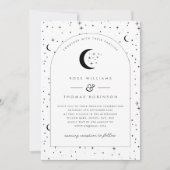 Celestial Arched Wedding Uitnodiging (Voorkant)