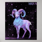 Celestial Aries – Astrology Art Poster (Voorkant)