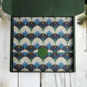 Celestial Art Deco Forest Holiday Tissuepapier