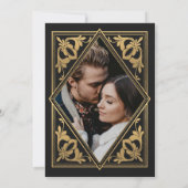 Celestial Art Nouveau Tarot Gotische bruiloft Foto Save The Date (Achterkant)