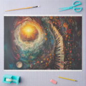 Celestial Art Piano Planeten Sterren Decoupage Tissuepapier (Craft)