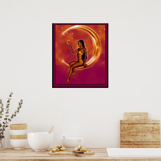 Celestial - art van Karice Danae Poster (Keuken)